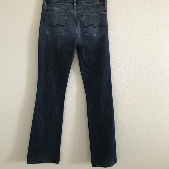 FOR All 7 MANKIND JEANS HIGH WAIST BOOTCUT 28 - Picture 2 of 8